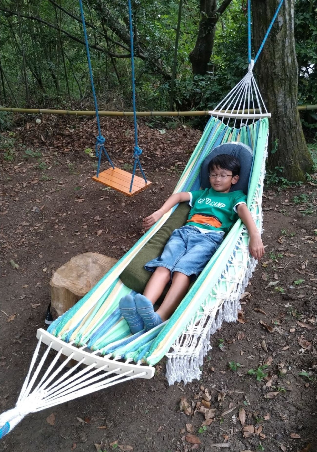 ハンモックとブランコ