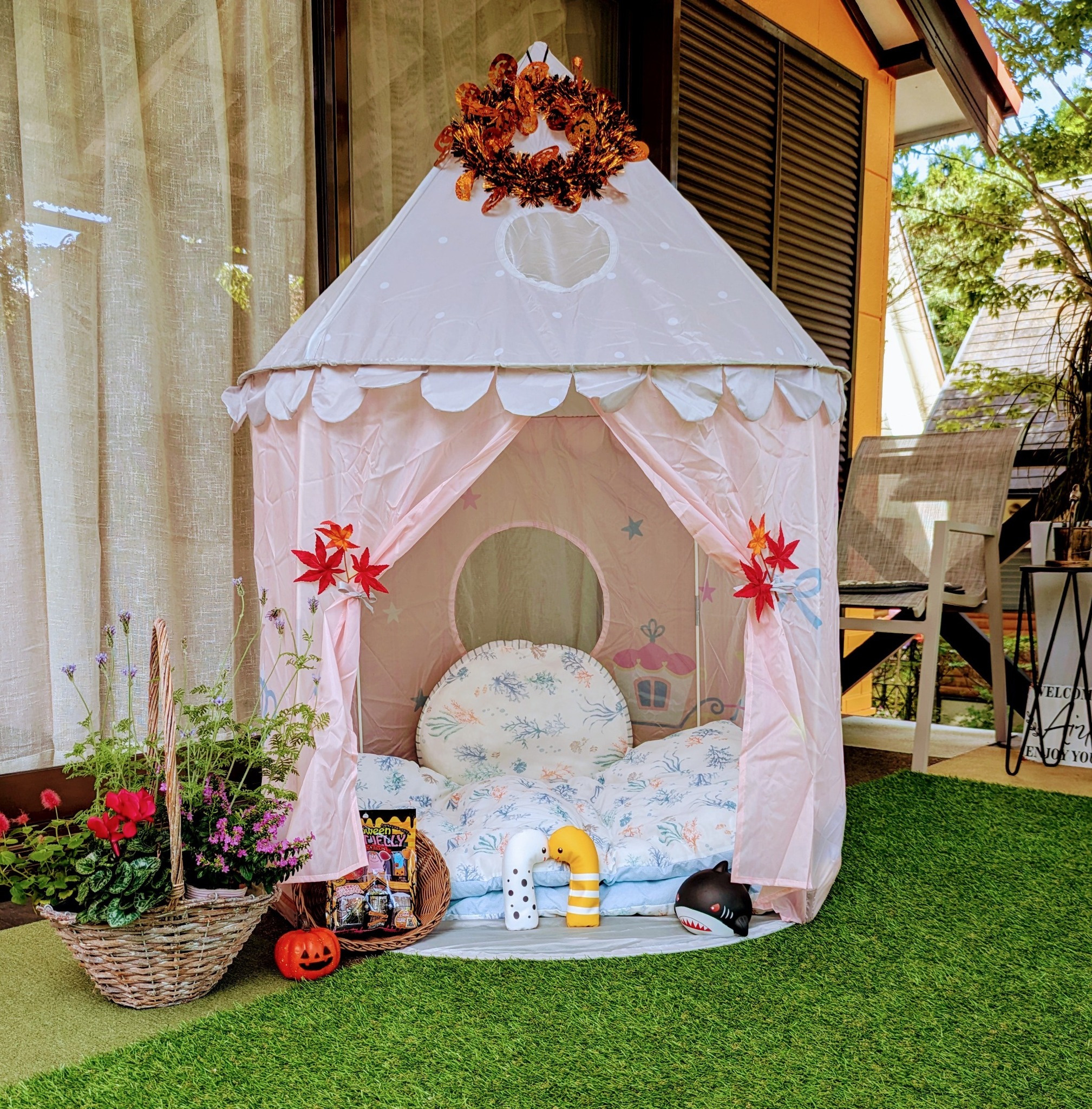 幼児用のお家テント