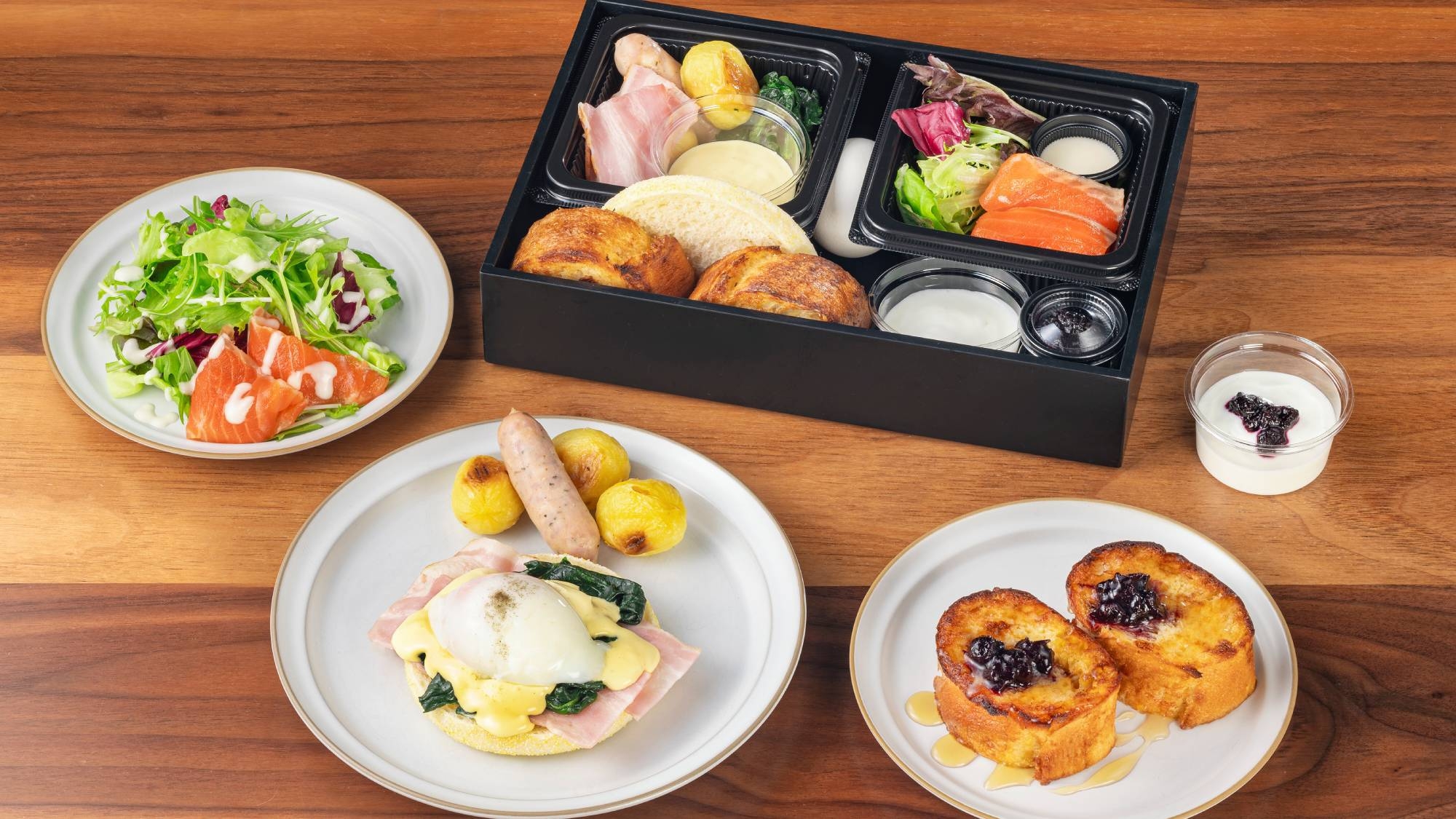 和・洋選べる朝食付★全客室に天然温泉完備（朝食のみ）※6名分