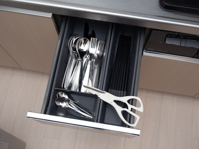 スプーン、フォーク、お箸、調理ハサミ