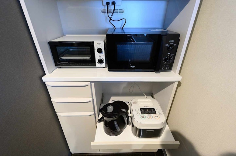 Home appliances are equipped! 必要な家電はキッチンに揃えております！
