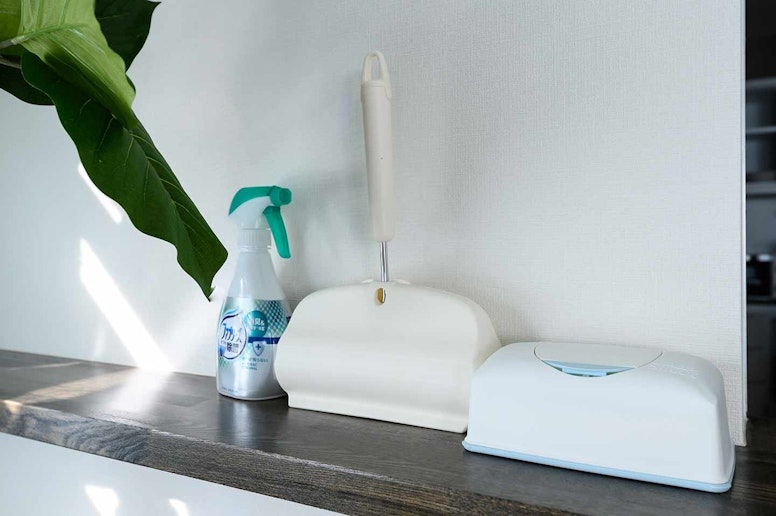 Cleaning tools are available! 簡単なお掃除道具もございます☆