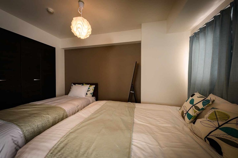 Bedroom 1 at night☆ 夜の寝室1の様子☆