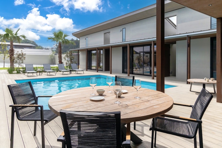 ６m&times;７mの大きさのプールは身体にやさしい無塩素プール。...