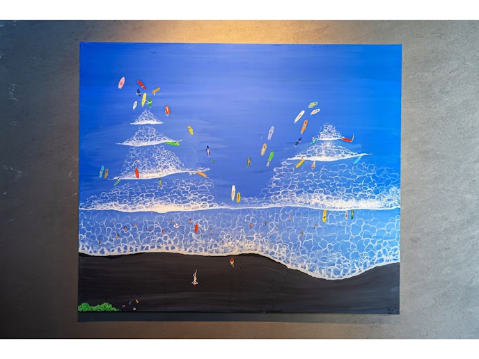 SEA-LIFE TSURIGASAKIをイメージした現代アート。