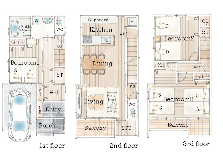 物件の間取り図