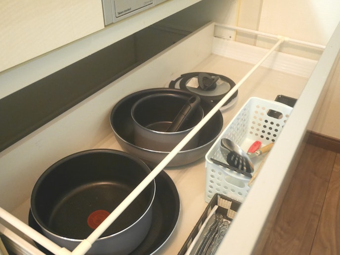 調理器具は充実しております。