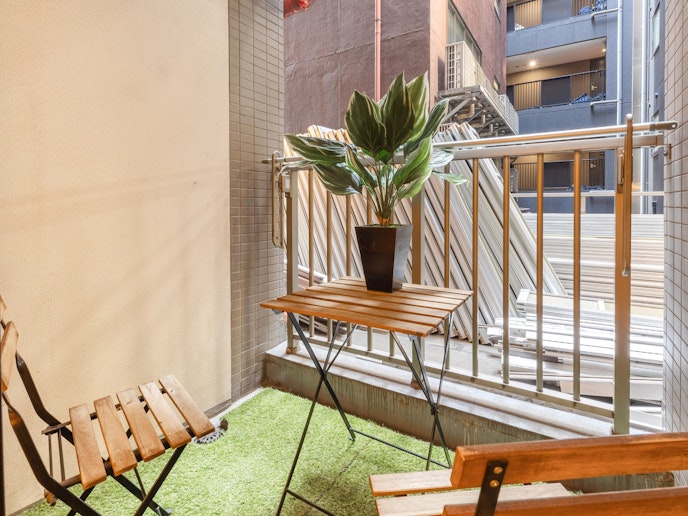 ・【バルコニー】コンパクトなバルコニーもあり、リフレッシュできます