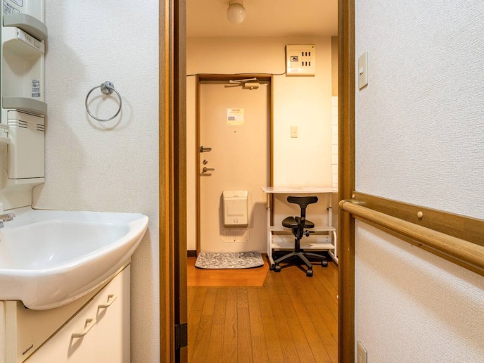 ・【洗面所】帰ってすぐ手洗いができるからスッキリ