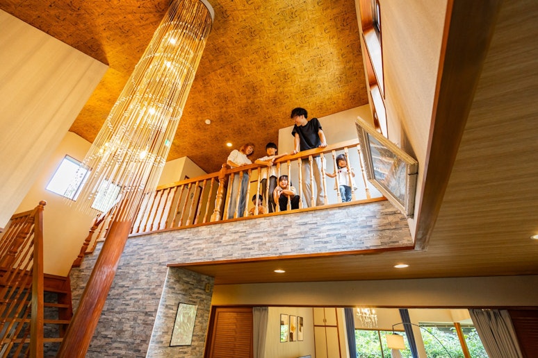 吹抜けは解放感あります