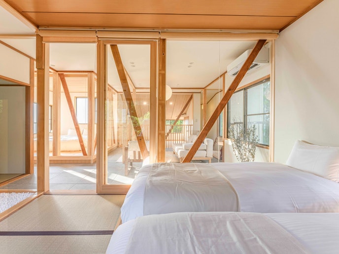 ・【和洋室】ふかふかのお布団でゆっくりとお休みください