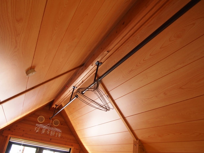 ロフト室内物干し
