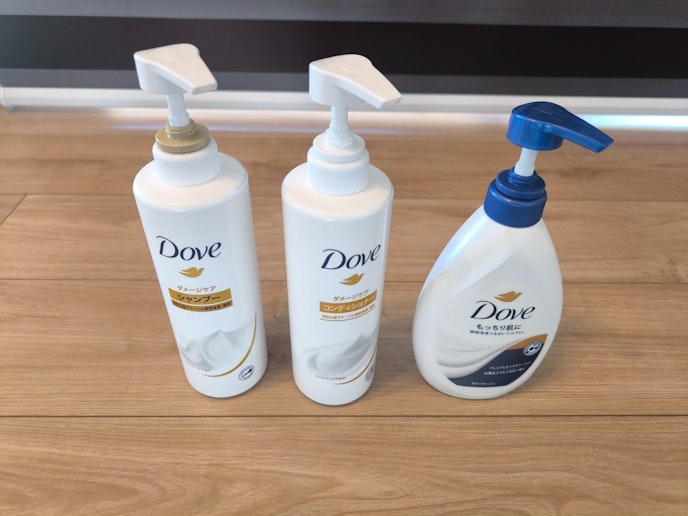 シャワールームセット（シャンプー・コンディショナー・ボディーソープ）