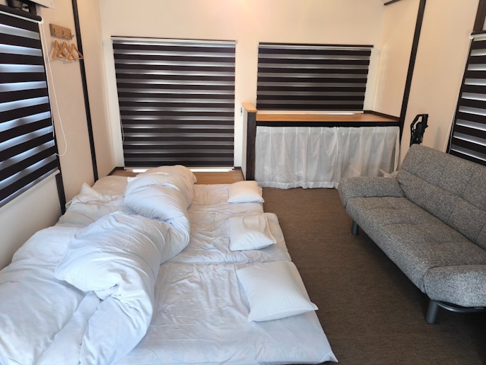 布団敷いた様子