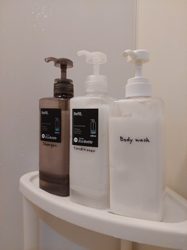 シャンプー、コンディショナー、ボディーソープ