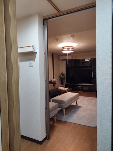 脱衣所パーテーション（トイレが狭い場合にもお使いいただけます。）