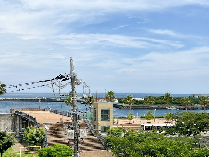 ・【風景】4階テラスからの眺め。熱海の海上花火大会を特等席でお楽しみください