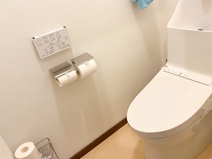 ・【3階トイレ】温水洗浄便座を完備。快適にご使用いただけます