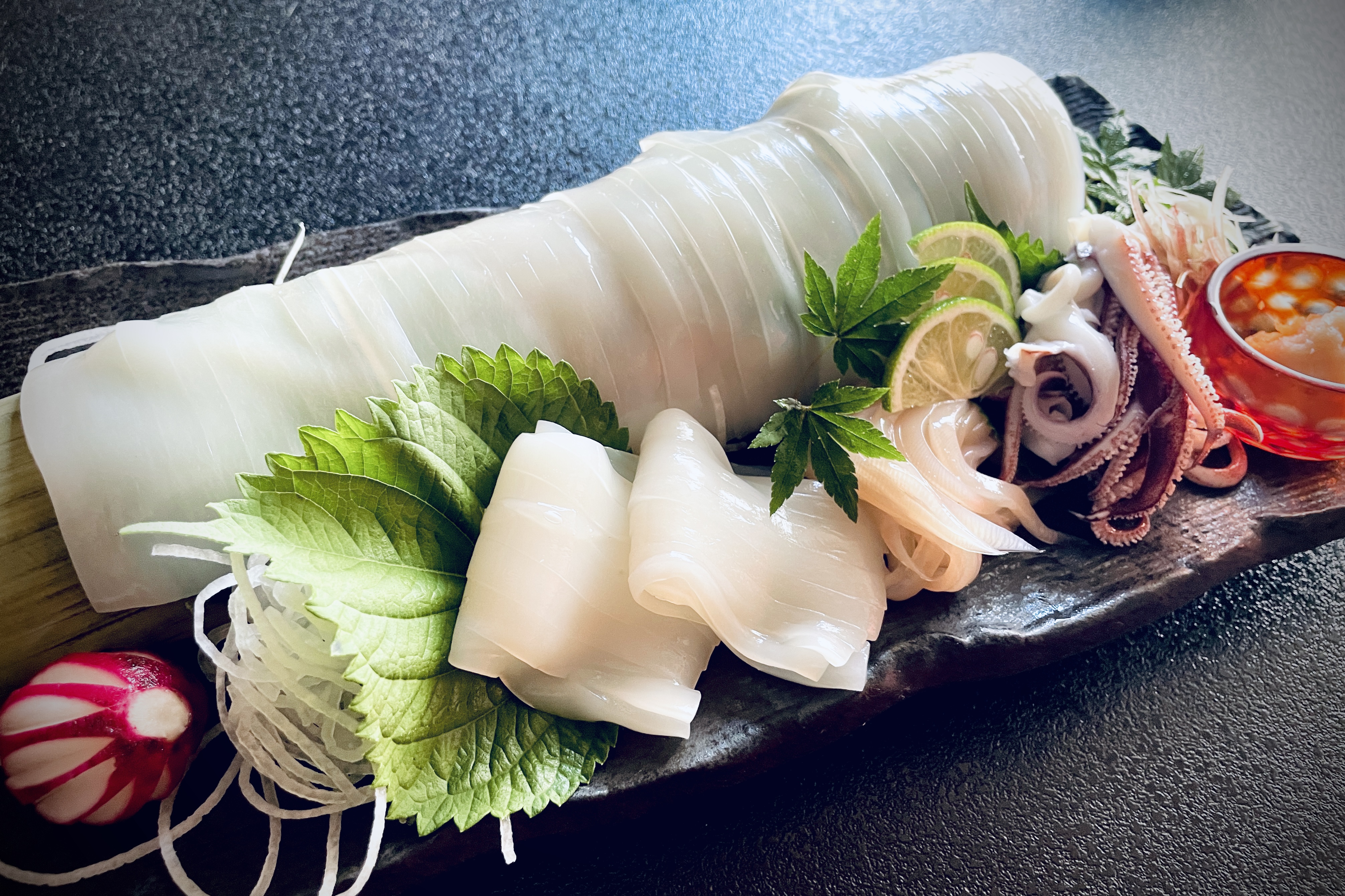 朝獲れイカお造り