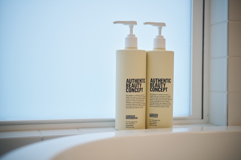 AUTHENTIC BEAUTYで揃えたアメニティ。