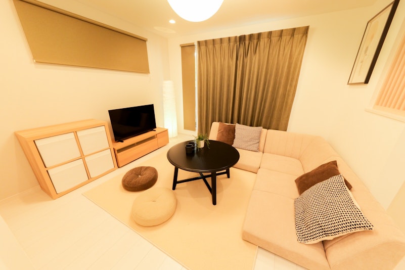 新築1棟貸切／広々92平米4LDK／家族滞在／観光に便利／スカイ