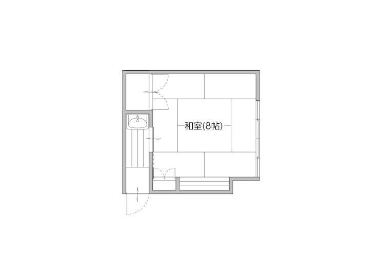 1階　客室【麻】間取り