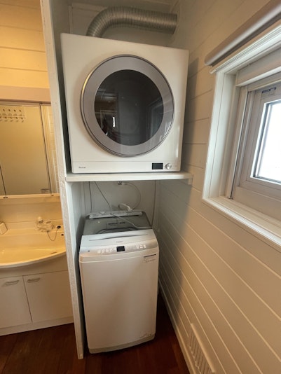 2階フロアーには乾燥機があります。