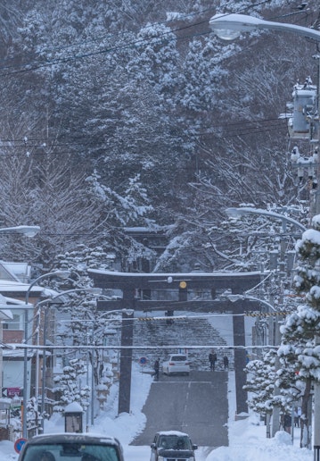 函館八幡宮(冬12月-2月頃)