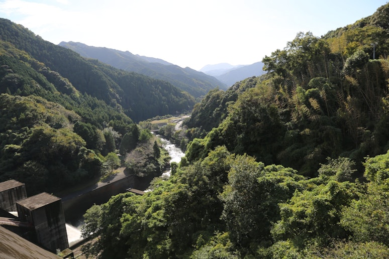 君ヶ野ダムからの景色