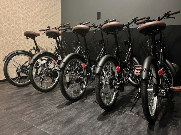 今だけ無料のレンタサイクルです。