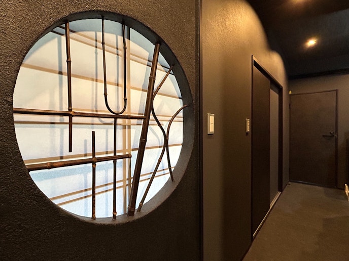 丸窓は日本の心です。