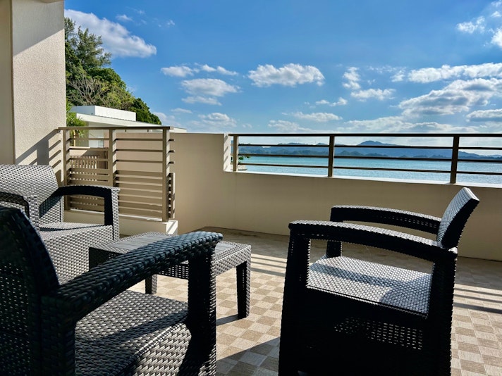 ガーデンチェアでまったり