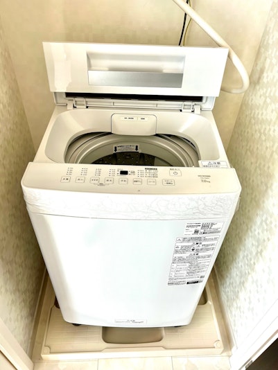 洗濯機！長期大滞在に対応