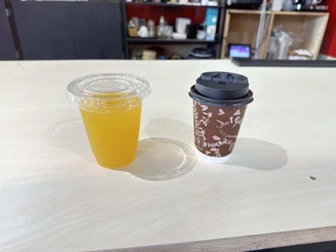 ウェルカムドリンクを用意しています