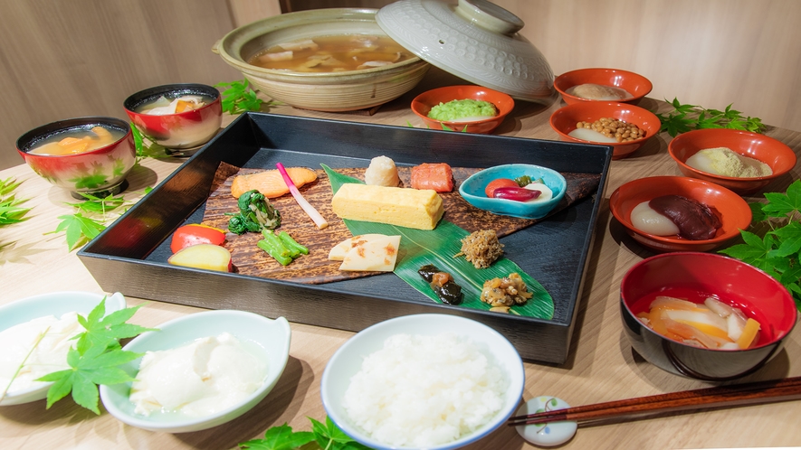 「板前が作る会津の朝食膳」のイメージ♪一例になります♪※季節・仕入れにより内容が異なります。