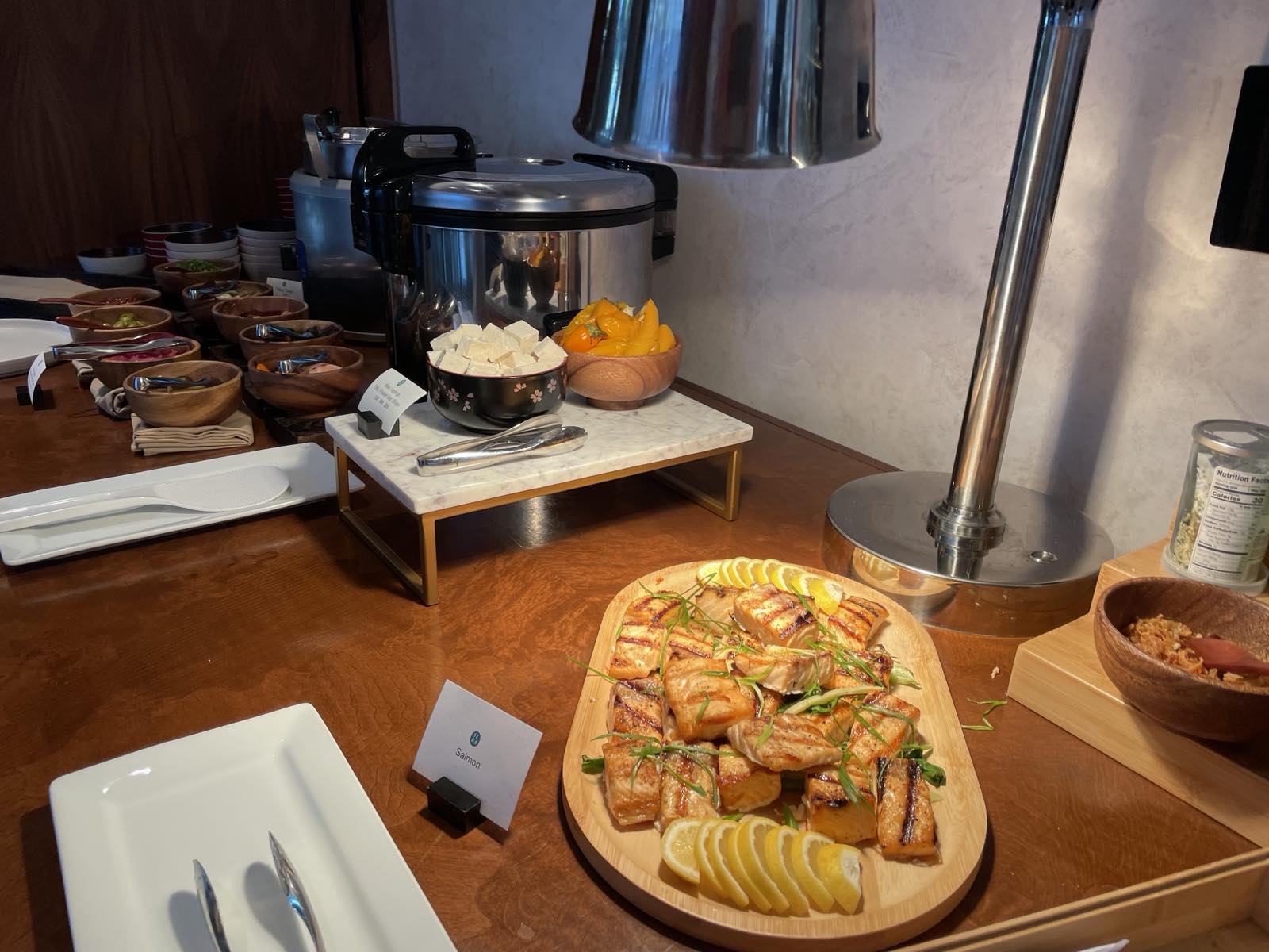 ブッフェ朝食一例