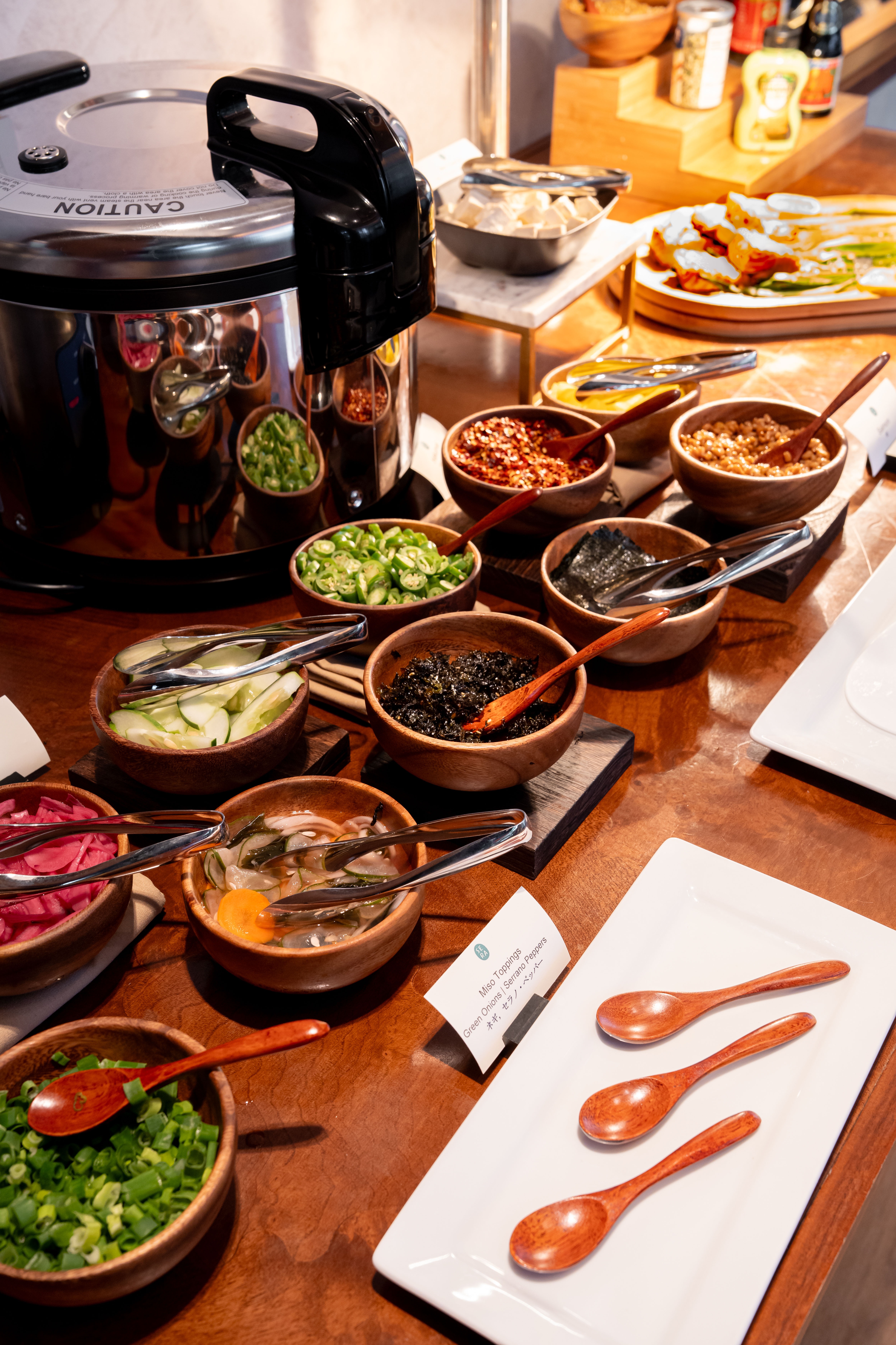 ブッフェ朝食一例