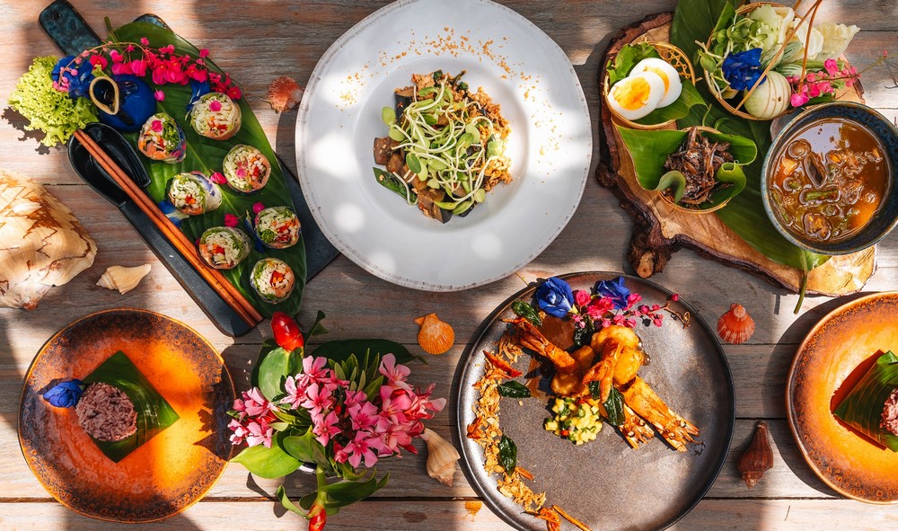 レストランの料理