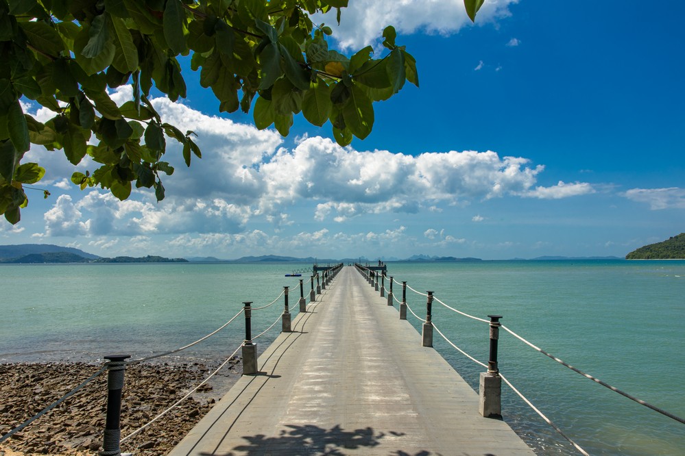 ココナッツ島のビーチ