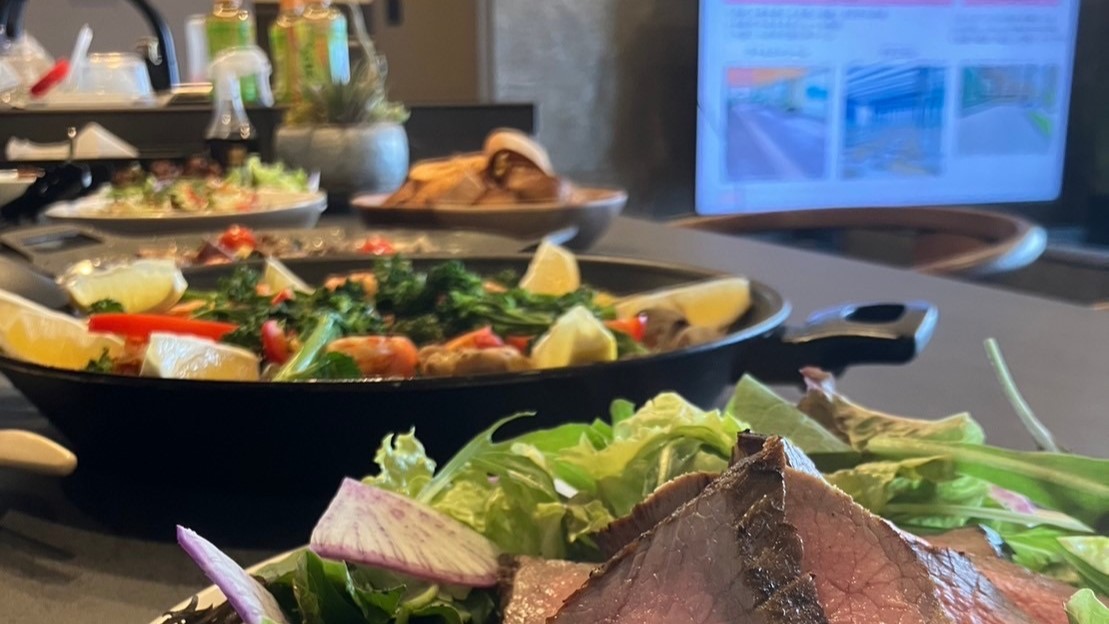 食材を持込んで料理をお楽しみください