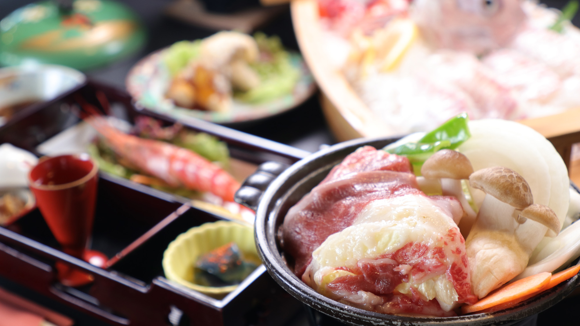 料理_夕食_和牛陶板焼きイメージ*