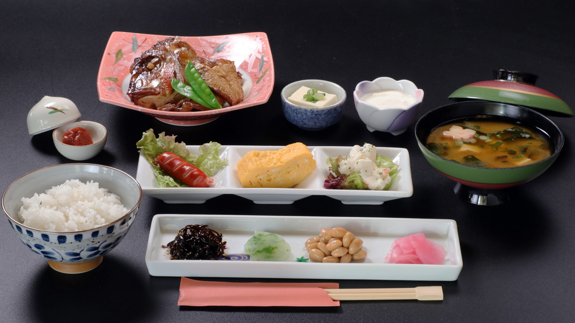 料理_朝食_落ち着く和朝食一例*