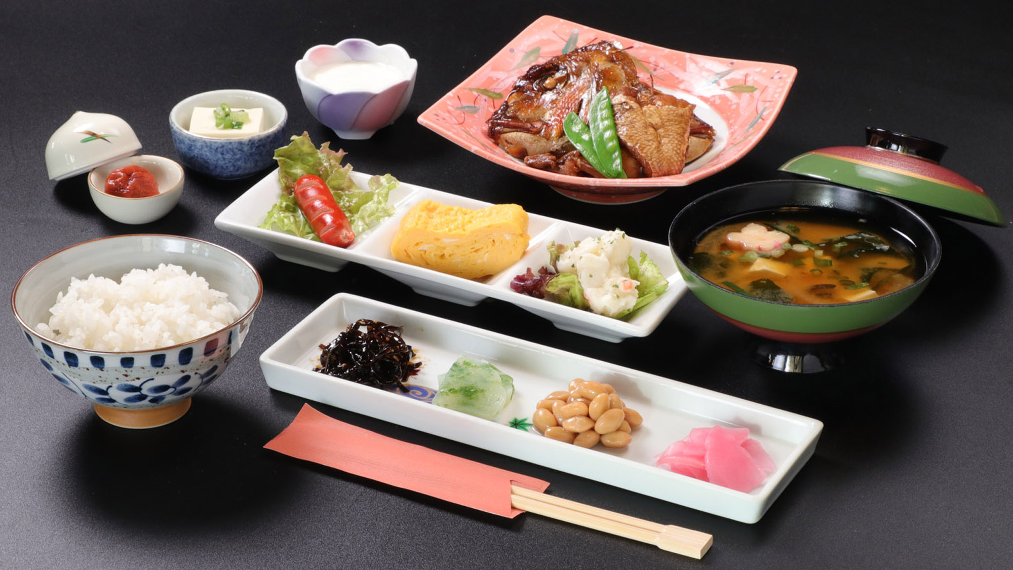 料理_朝食_落ち着く和朝食一例*