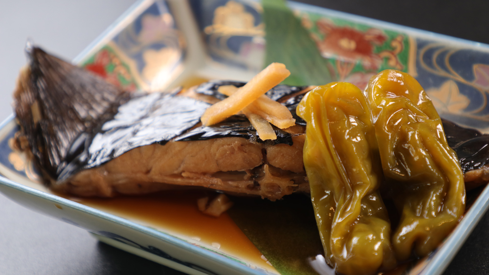 料理_夕食_旬の煮魚料理一例*