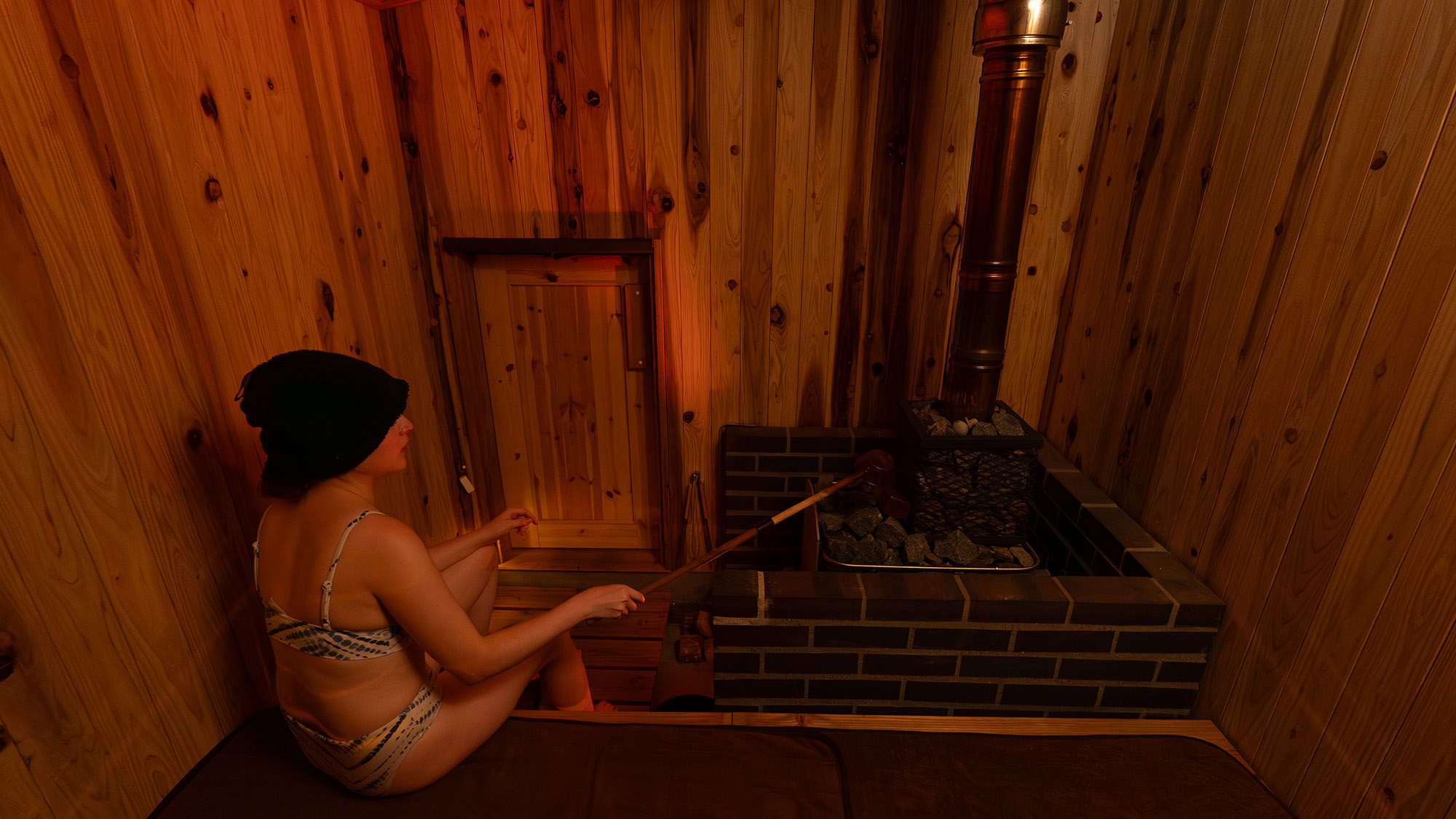 ・【サウナ】フィンランド式の本格サウナ。お好きな時間にお使いいただけます