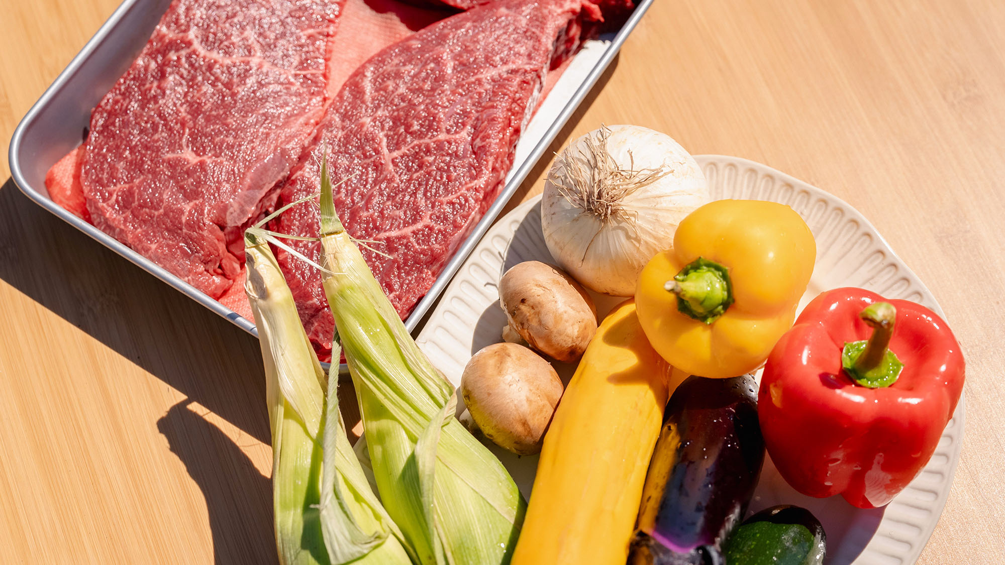 ・【BBQ一例】食材の持ち込みもOK！北海道ならではの大地の恵みを味わいませんか(有料・要予約)