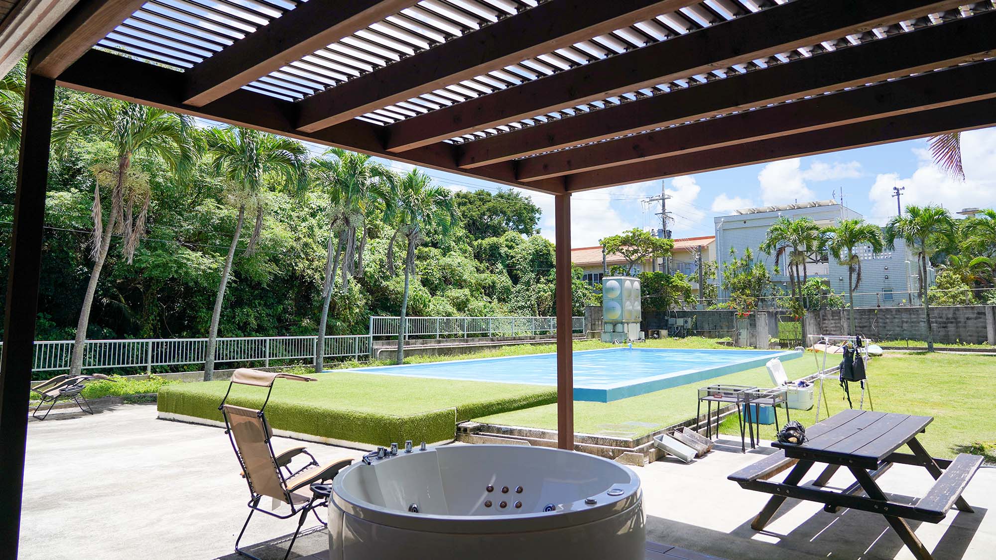 ・【ジャグジー】プールや海遊びの後にあたたまっていただけます