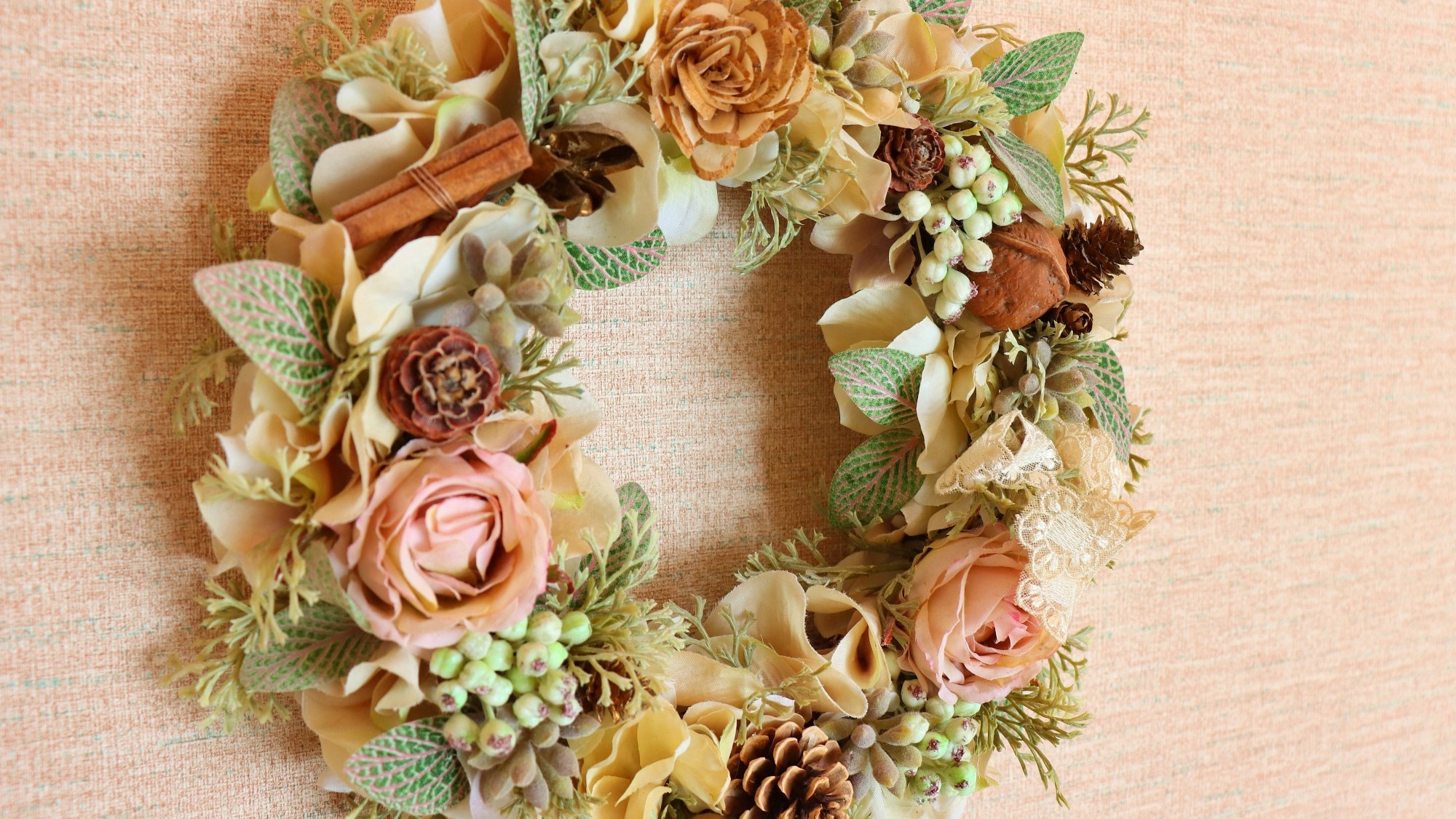 【館内】女将手作りリース