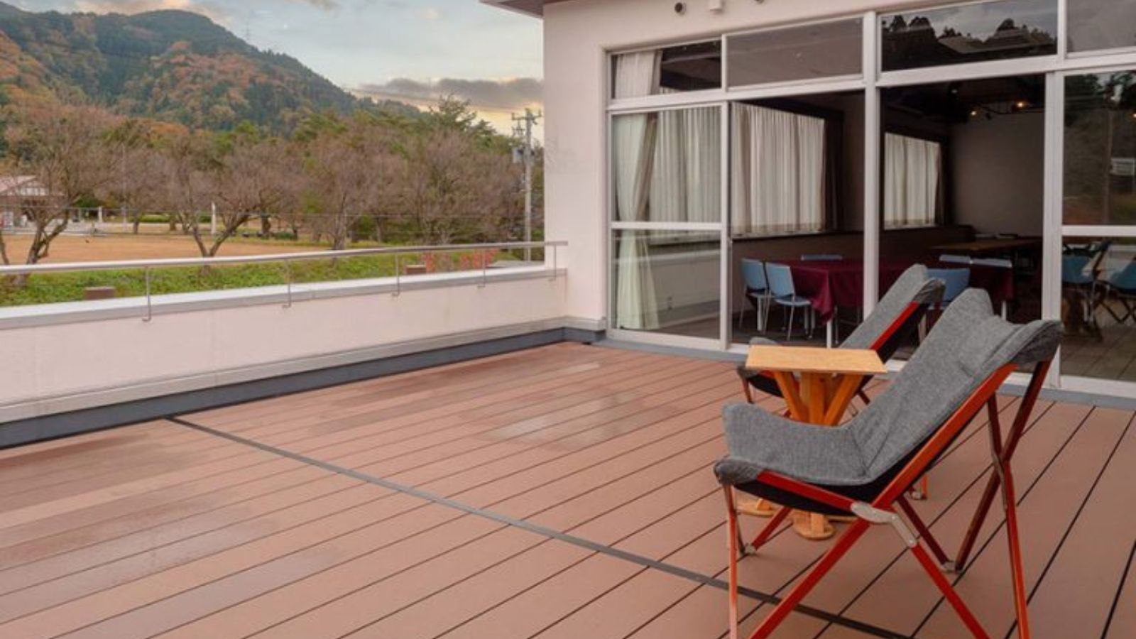 レンタルスペースのテラス