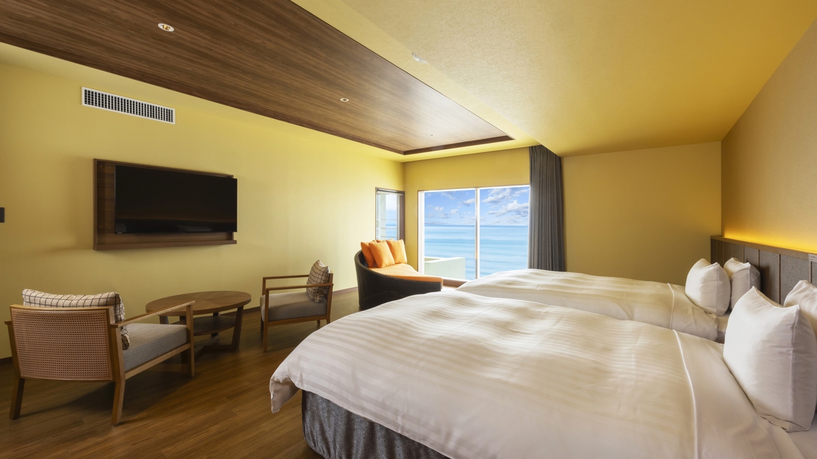 【プレミアムフロア】5階 露天風呂付 プレミアムデラックス洋室A 一例